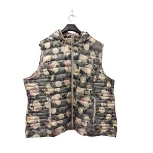 Arctic Expedition Down Puffer Vest Packable Detachable Hood Plus Sixe 3X bag inc